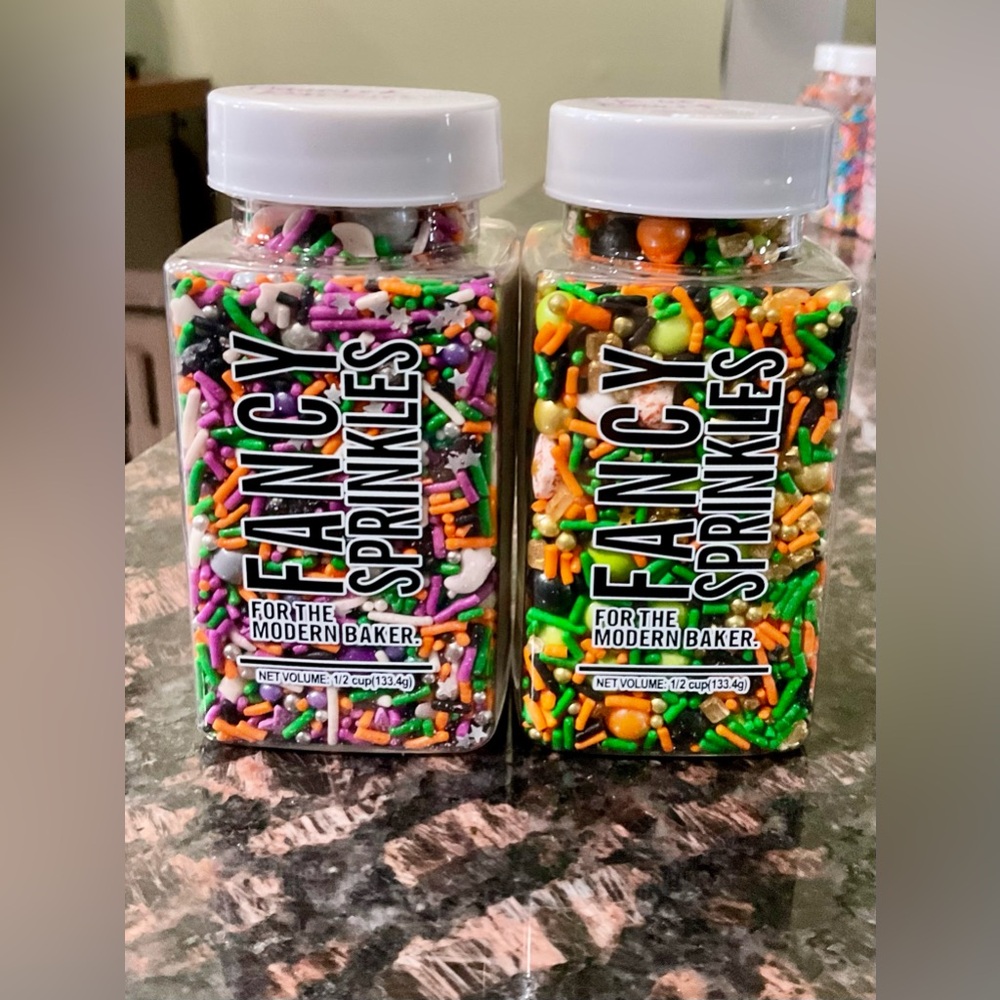 Fancy Sprinkles - 2 bottles (Halloween themed)